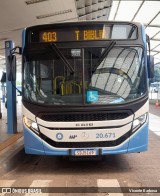HP Transportes Coletivos 20.671 na cidade de Goiânia, Goiás, Brasil, por Vicente Barbosa. Número da foto: #12845029.