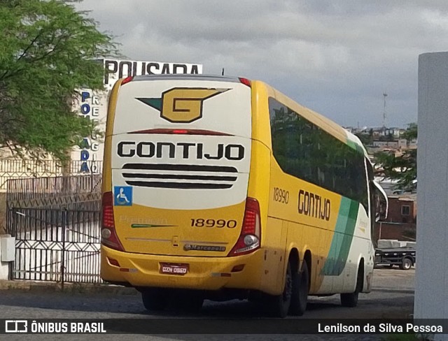 Empresa Gontijo de Transportes 18990 na cidade de Caruaru, Pernambuco, Brasil, por Lenilson da Silva Pessoa. Número da foto: #12847454.