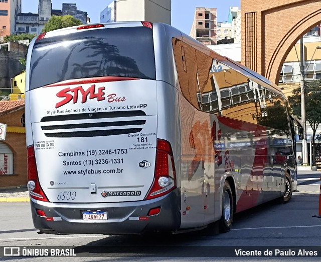 Style Bus 6500 na cidade de Aparecida, São Paulo, Brasil, por Vicente de Paulo Alves. Número da foto: #12846381.