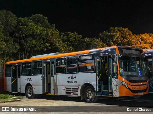 Auto Viação Marechal Brasília 447315 na cidade de Ceilândia, Distrito Federal, Brasil, por Daniel Chaves. Número da foto: #12846449.