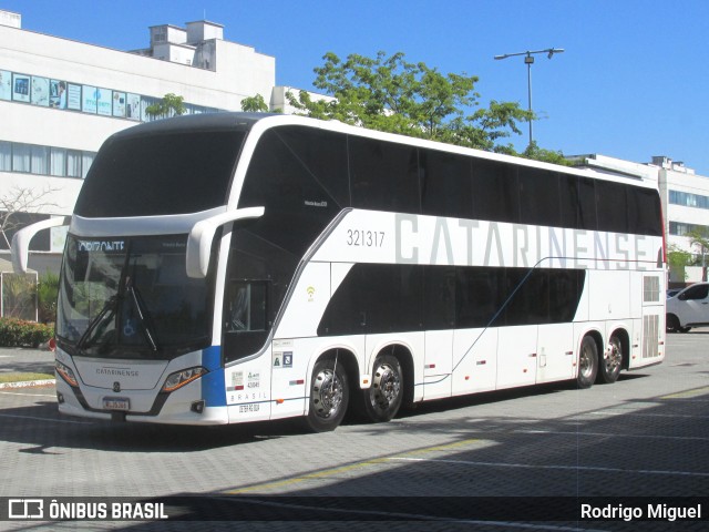 Auto Viação Catarinense 321317 na cidade de Rio de Janeiro, Rio de Janeiro, Brasil, por Rodrigo Miguel. Número da foto: #12846569.