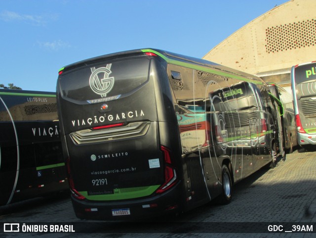 Viação Garcia 92191 na cidade de Curitiba, Paraná, Brasil, por GDC __39AM. Número da foto: #12847799.