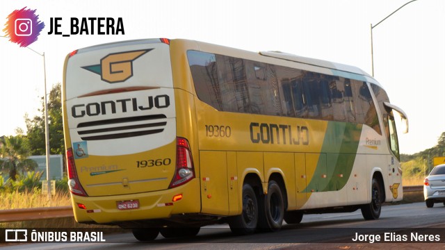 Empresa Gontijo de Transportes 19360 na cidade de Ribeirão das Neves, Minas Gerais, Brasil, por Jorge Elias Neres. Número da foto: #12846410.