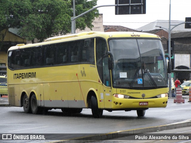 Viação Itapemirim 5101 na cidade de Rio de Janeiro, Rio de Janeiro, Brasil, por Paulo Alexandre da Silva. Número da foto: #12847122.