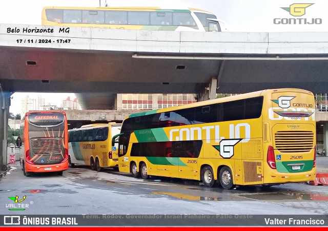 Empresa Gontijo de Transportes 25015 na cidade de Belo Horizonte, Minas Gerais, Brasil, por Valter Francisco. Número da foto: #12846814.