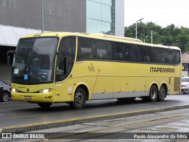 Viação Itapemirim 5101 na cidade de Rio de Janeiro, Rio de Janeiro, Brasil, por Paulo Alexandre da Silva. Número da foto: #12847128.
