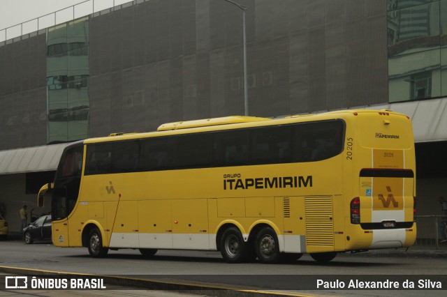 Viação Itapemirim 20205 na cidade de Rio de Janeiro, Rio de Janeiro, Brasil, por Paulo Alexandre da Silva. Número da foto: #12847030.