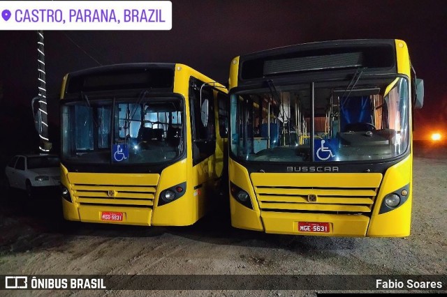 Ônibus Particulares MGE5631 na cidade de Castro, Paraná, Brasil, por Fabio Soares. Número da foto: #12846442.
