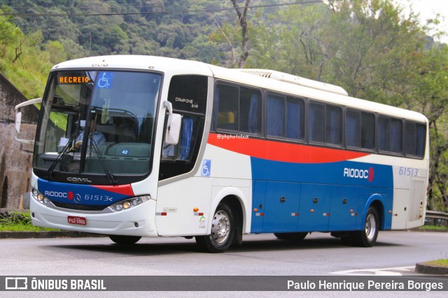 Viação Riodoce 61513 na cidade de Petrópolis, Rio de Janeiro, Brasil, por Paulo Henrique Pereira Borges. Número da foto: #12847039.