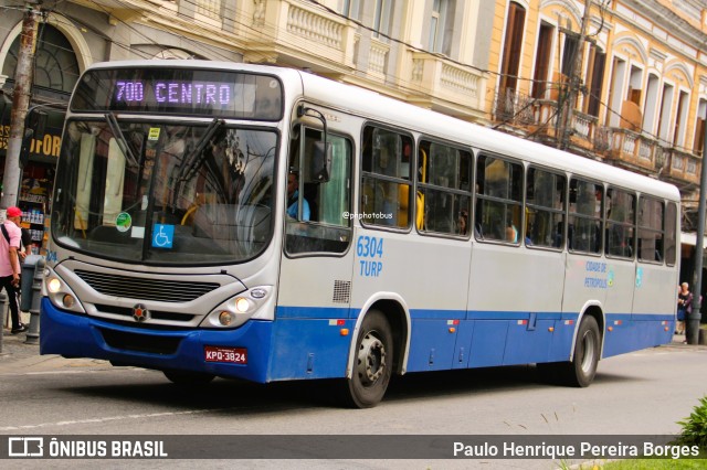 Turb Petrópolis > Turp -Transporte Urbano de Petrópolis 6304 na cidade de Petrópolis, Rio de Janeiro, Brasil, por Paulo Henrique Pereira Borges. Número da foto: #12846753.