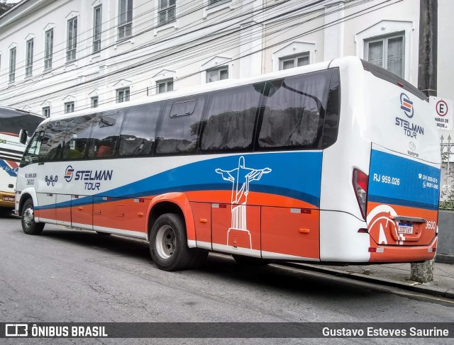 Stelman Tour Transporte Rodoviário de Passageiros RJ 959.026 na cidade de Petrópolis, Rio de Janeiro, Brasil, por Gustavo Esteves Saurine. Número da foto: #12846712.