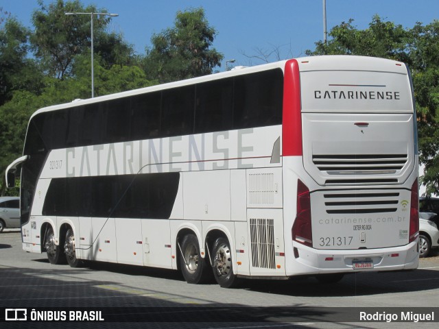Auto Viação Catarinense 321317 na cidade de Rio de Janeiro, Rio de Janeiro, Brasil, por Rodrigo Miguel. Número da foto: #12846568.