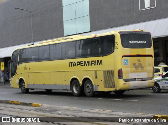 Viação Itapemirim 5101 na cidade de Rio de Janeiro, Rio de Janeiro, Brasil, por Paulo Alexandre da Silva. Número da foto: #12847131.