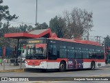 Subus 3077 na cidade de La Granja, Santiago, Metropolitana de Santiago, Chile, por Benjamín Tomás Lazo Acuña. Número da foto: #12846331.