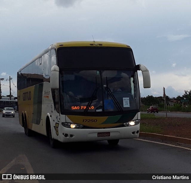 Empresa Gontijo de Transportes 17250 na cidade de Montes Claros, Minas Gerais, Brasil, por Cristiano Martins. Número da foto: #12787313.