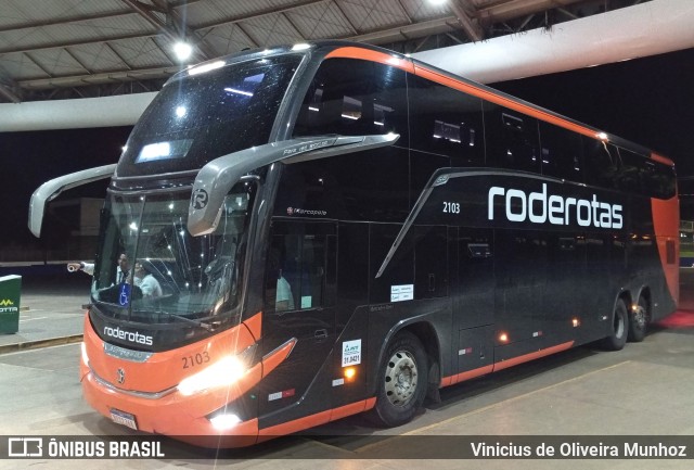 RodeRotas - Rotas de Viação do Triângulo 2103 na cidade de Marília, São Paulo, Brasil, por Vinicius de Oliveira Munhoz. Número da foto: #12787614.