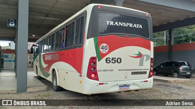 Transprata Turismo 650 na cidade de São Domingos do Prata, Minas Gerais, Brasil, por Adrian Sena. Número da foto: #12786858.