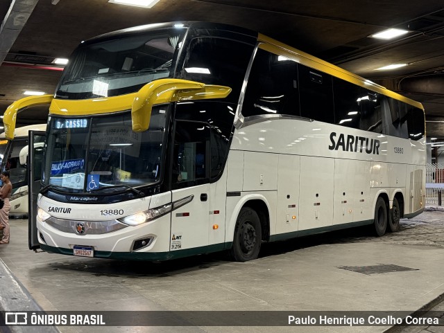 Saritur - Santa Rita Transporte Urbano e Rodoviário 13880 na cidade de Belo Horizonte, Minas Gerais, Brasil, por Paulo Henrique Coelho Correa. Número da foto: #12785970.