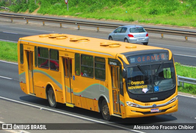 Transportes Coletivos Nossa Senhora da Piedade 691 na cidade de Campo Largo, Paraná, Brasil, por Alessandro Fracaro Chibior. Número da foto: #12786431.
