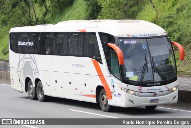 Expresso Adamantina 431426 na cidade de Piraí, Rio de Janeiro, Brasil, por Paulo Henrique Pereira Borges. Número da foto: #12787841.