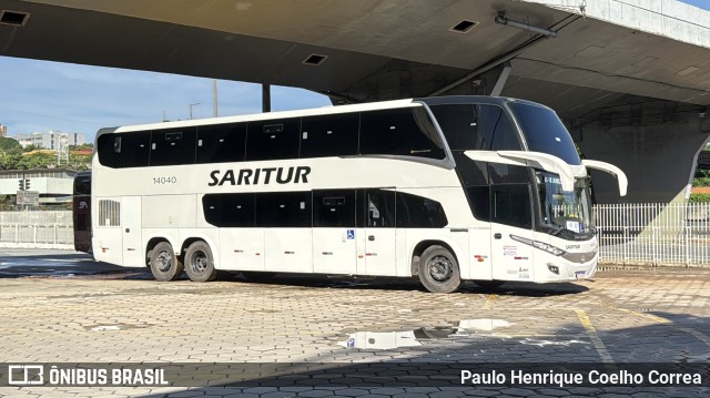 Saritur - Santa Rita Transporte Urbano e Rodoviário 14040 na cidade de Belo Horizonte, Minas Gerais, Brasil, por Paulo Henrique Coelho Correa. Número da foto: #12785968.
