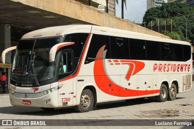 Viação Presidente 3780 na cidade de Belo Horizonte, Minas Gerais, Brasil, por Luciano Formiga. Número da foto: #12787416.
