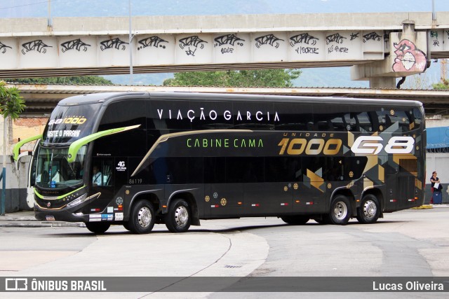 Viação Garcia 86119 na cidade de Rio de Janeiro, Rio de Janeiro, Brasil, por Lucas Oliveira. Número da foto: #12787421.