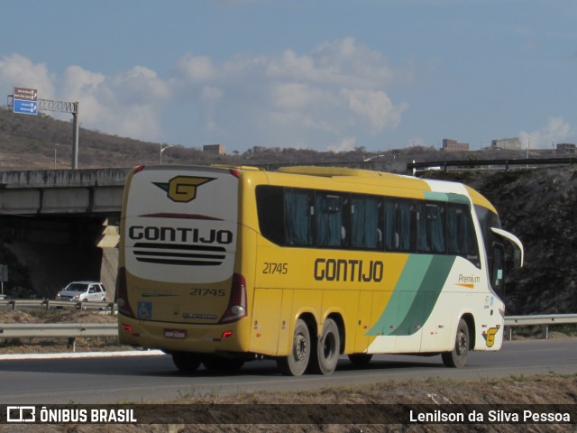 Empresa Gontijo de Transportes 21745 na cidade de Caruaru, Pernambuco, Brasil, por Lenilson da Silva Pessoa. Número da foto: #12787514.