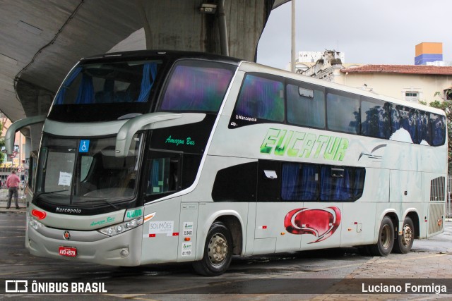 Eucatur - Empresa União Cascavel de Transportes e Turismo 4850 na cidade de Belo Horizonte, Minas Gerais, Brasil, por Luciano Formiga. Número da foto: #12787484.