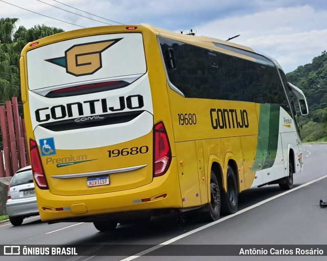 Empresa Gontijo de Transportes 19680 na cidade de Juiz de Fora, Minas Gerais, Brasil, por Antônio Carlos Rosário. Número da foto: #12786318.