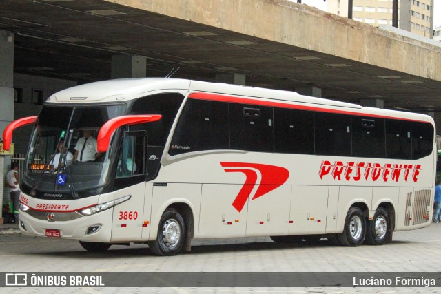 Viação Presidente 3860 na cidade de Belo Horizonte, Minas Gerais, Brasil, por Luciano Formiga. Número da foto: #12787411.