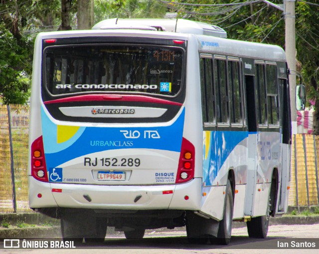 Rio Ita RJ 152.289 na cidade de Niterói, Rio de Janeiro, Brasil, por Ian Santos. Número da foto: #12786439.