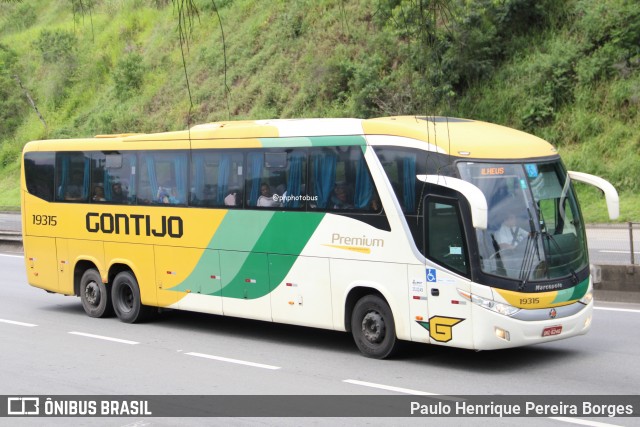 Empresa Gontijo de Transportes 19315 na cidade de Piraí, Rio de Janeiro, Brasil, por Paulo Henrique Pereira Borges. Número da foto: #12787888.