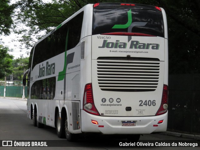 Viação Jóia Rara 2406 na cidade de São Paulo, São Paulo, Brasil, por Gabriel Oliveira Caldas da Nobrega. Número da foto: #12786460.