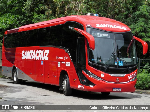 Viação Santa Cruz 36925 na cidade de São Paulo, São Paulo, Brasil, por Gabriel Oliveira Caldas da Nobrega. Número da foto: #12786480.