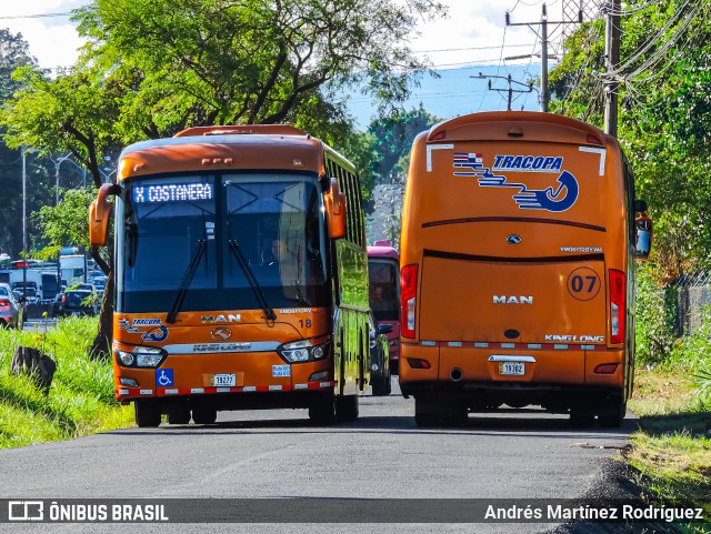 TRACOPA - Transportes Costarricenses Panameños 18 na cidade de La Uruca, San José, San José, Costa Rica, por Andrés Martínez Rodríguez. Número da foto: #12788594.