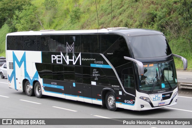 Empresa de Ônibus Nossa Senhora da Penha 61260 na cidade de Piraí, Rio de Janeiro, Brasil, por Paulo Henrique Pereira Borges. Número da foto: #12787883.