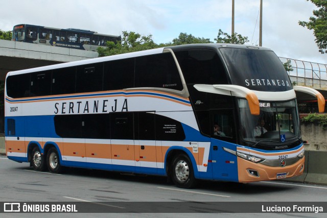 Viação Sertaneja 20247 na cidade de Belo Horizonte, Minas Gerais, Brasil, por Luciano Formiga. Número da foto: #12787359.