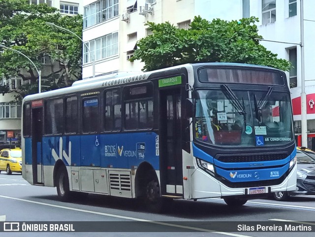 Viação Verdun B71016 na cidade de Rio de Janeiro, Rio de Janeiro, Brasil, por Silas Pereira Martins. Número da foto: #12788491.