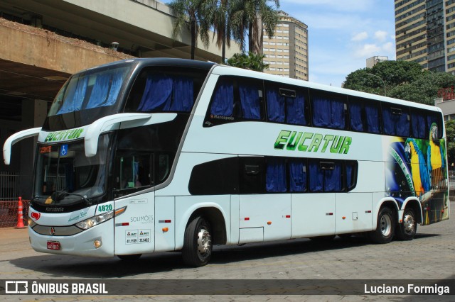 Eucatur - Empresa União Cascavel de Transportes e Turismo 4820 na cidade de Belo Horizonte, Minas Gerais, Brasil, por Luciano Formiga. Número da foto: #12787510.