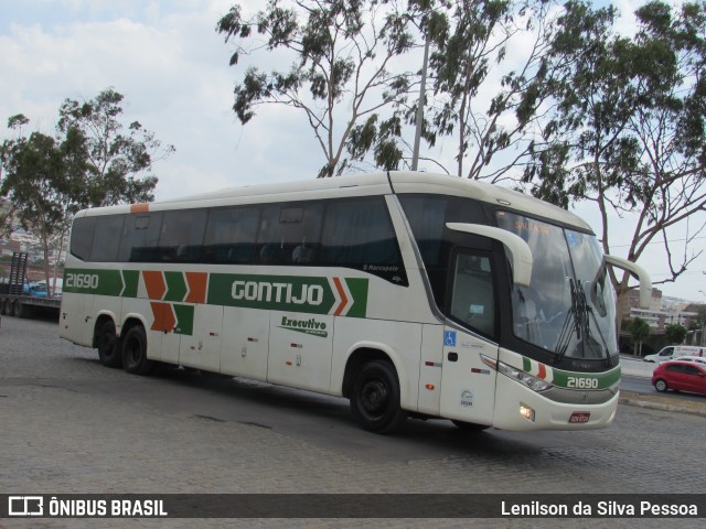 Empresa Gontijo de Transportes 21690 na cidade de Caruaru, Pernambuco, Brasil, por Lenilson da Silva Pessoa. Número da foto: #12787511.