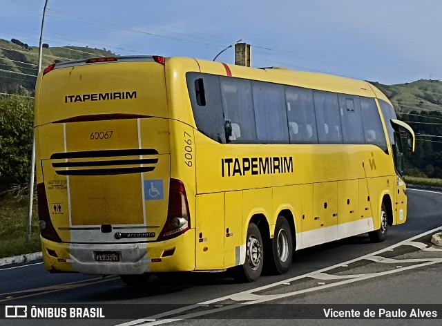 Viação Itapemirim 60067 na cidade de Aparecida, São Paulo, Brasil, por Vicente de Paulo Alves. Número da foto: #12787114.