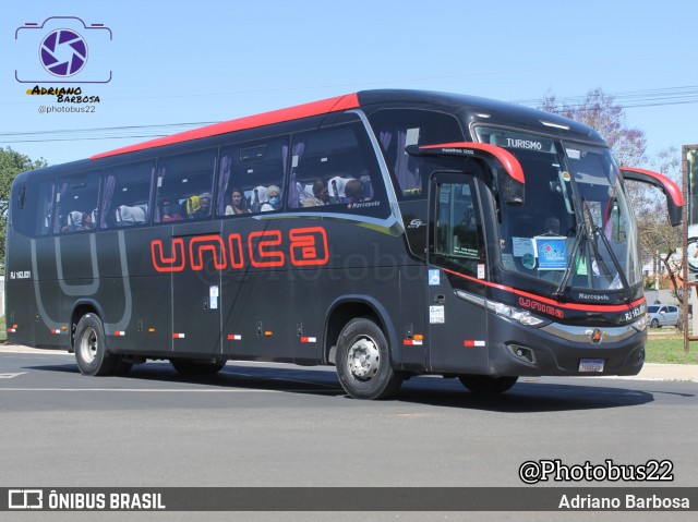Transportes Única Petrópolis RJ 163.031 na cidade de Holambra, São Paulo, Brasil, por Adriano Barbosa. Número da foto: #12787192.