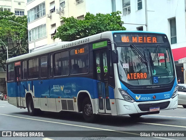 Viação Verdun B71129 na cidade de Rio de Janeiro, Rio de Janeiro, Brasil, por Silas Pereira Martins. Número da foto: #12788486.