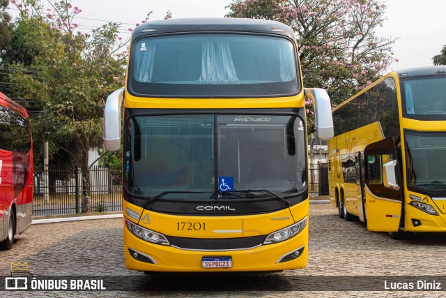 Brisa Ônibus 17201 na cidade de Juiz de Fora, Minas Gerais, Brasil, por Lucas Diniz. Número da foto: #12788717.