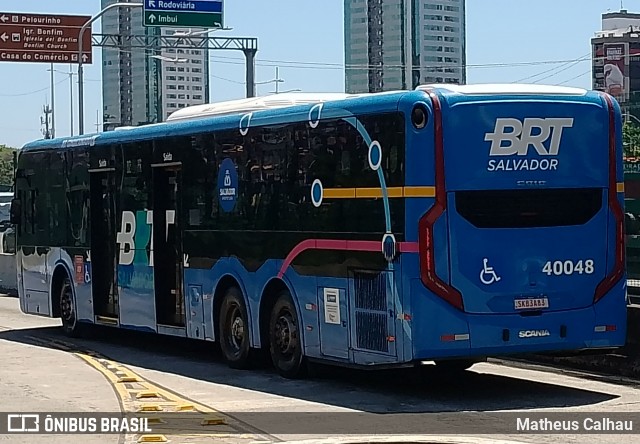 BRT Salvador 40048 na cidade de Salvador, Bahia, Brasil, por Matheus Calhau. Número da foto: #12789363.