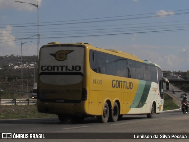 Empresa Gontijo de Transportes 14735 na cidade de Caruaru, Pernambuco, Brasil, por Lenilson da Silva Pessoa. Número da foto: #12789618.