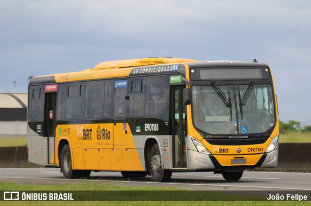 Mobi Rio E901161 na cidade de Canas, São Paulo, Brasil, por João Felipe. Número da foto: #12788892.