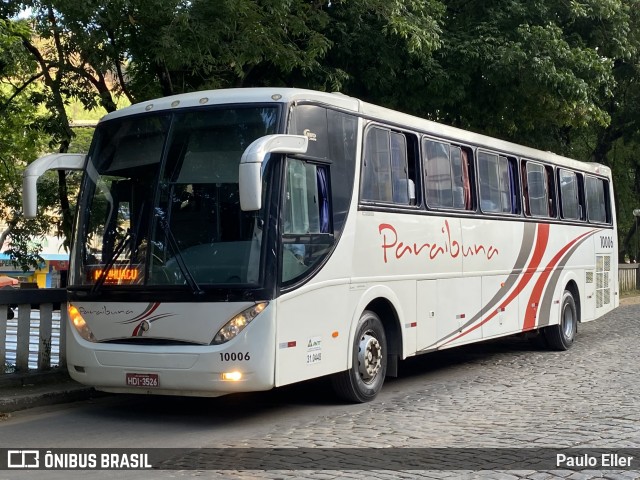 Paraibuna Transportes 10006 na cidade de Manhumirim, Minas Gerais, Brasil, por Paulo Eller. Número da foto: #12790038.