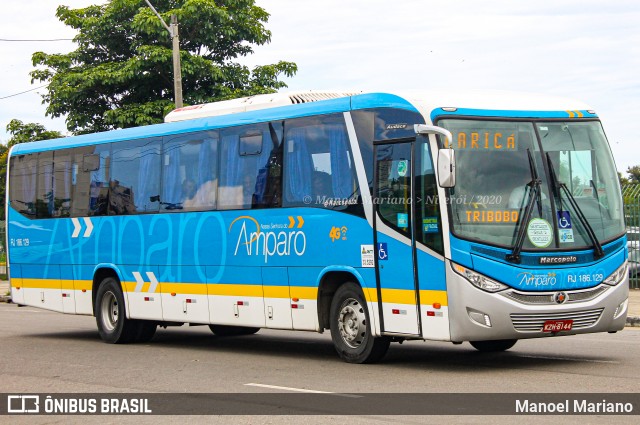 Viação Nossa Senhora do Amparo RJ 186.129 na cidade de Niterói, Rio de Janeiro, Brasil, por Manoel Mariano. Número da foto: #12789413.